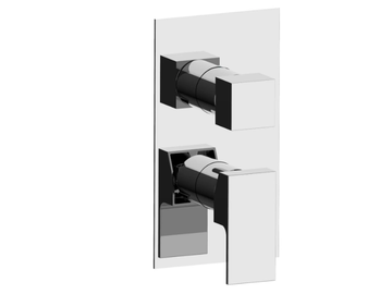 VITA DUE 35523V3 - Single handle shower mixer with diverter by Rubinetterie Frattini - view 2
